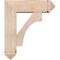 Ekena Millwork Westlake Arts and Crafts Smooth Bracket w/ Offset Brace, Douglas Fir, 7 1/2"W x 24"D x 28"H BKT0806X24X28WTL03SDF - alternate 4
